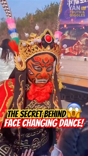 The secret behind face changing dance⁉️😱 #yosho