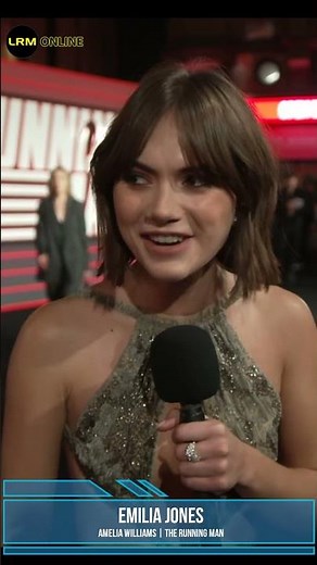 Emilia Jones on Stunt Driving in The Running Man