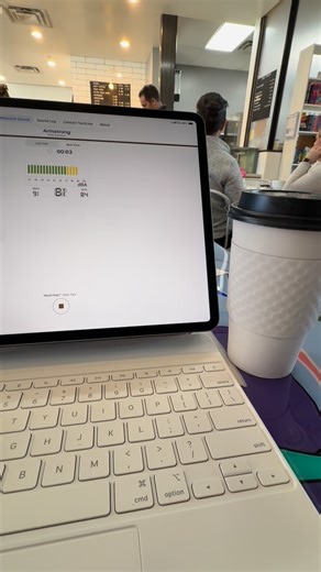 Laura Tungseth | When you go to a coffee shop do you take decibel readings now just to see what they say? @the.ceiling.lady does now. 😂😂😂 I am just... | Instagram