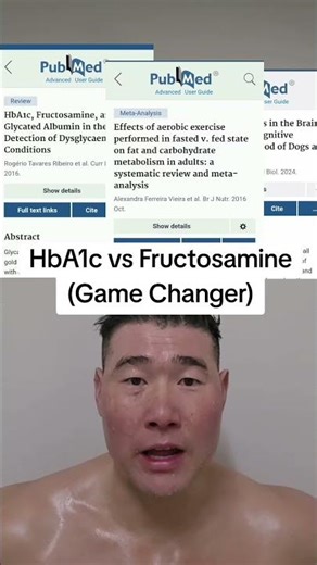 HbA1c vs Fructosamine (Game Changer)#BloodSugarControl #FastedTraining #DopamineBoost #AlphaHealth #