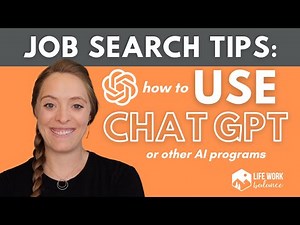 ChatGPT: How to Use Artificial Intelligence (AI) for Your Job Search