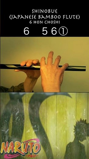 Naruto "Wind" (Akeboshi) – Shinobue Fingering Tutorial | Naruto Ending Theme