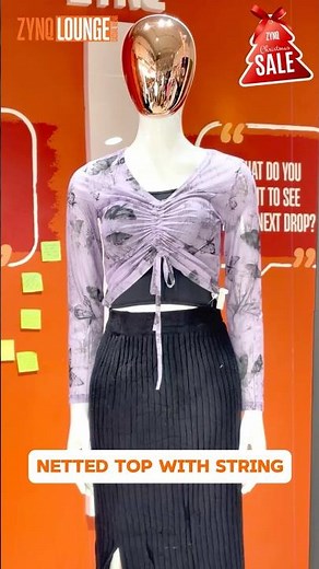 Net Top with String