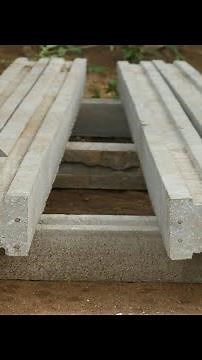 Precast concrete fence posts machine