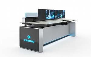 [Hot Item] Direct Sale High Quality 911 Dispatch Center 2 Seat Operator Control Room Console