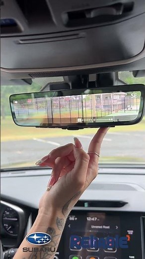 How To: 2025 Subaru Outback Touring Smart Rear View Mirror