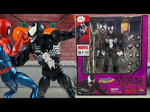 Mafex Venom Reissue Medicom Toys Comic Version Action Figure Review