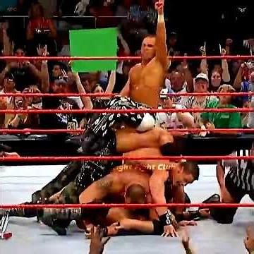 #johncena Matt Hardy, Shawn Michaels & Big Show vs. Edge, Kurt Angle, Chris Masters & Snitsky