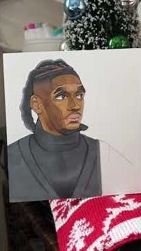 Drawing NFL WRs! (PART 1) #shorts 🔥🏟️