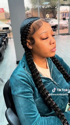 Stylish Two French Braids Tutorial