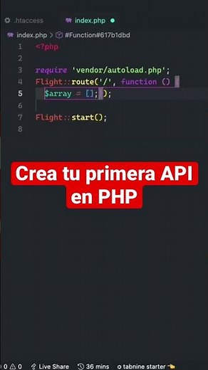 Crea tu primera primera API en PHP con FlightPHP