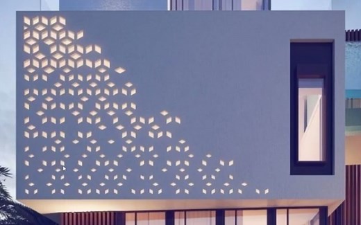 【Grasshopper】Hexagon Subdivision Facade