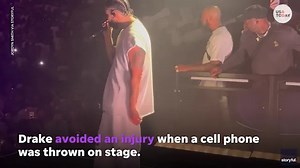 Artists continue to get hit by fans throwing things, plead 'don't throw things'