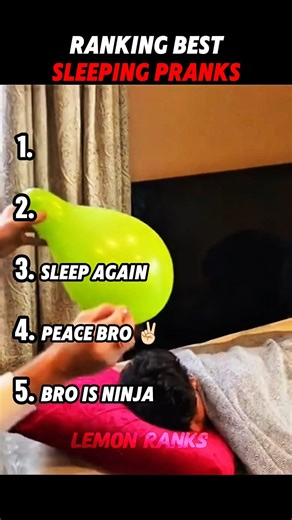 Ranking best sleeping pranks 😴 🤣