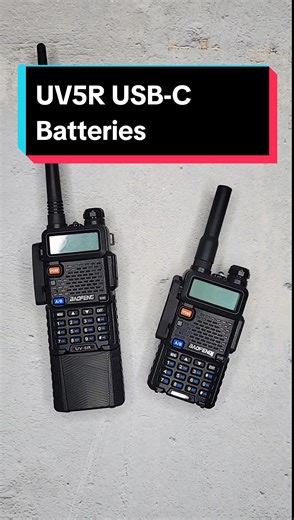 UV5R USB-C Batteries #uv5r #baofeng #baofenguv_5r #baofenguv5r #baofengradio #usbc