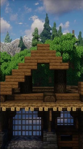 Small Rustic House : Minecraft #minecraft #minecraftbuilding #minecrafttutorial #minecraftbuild