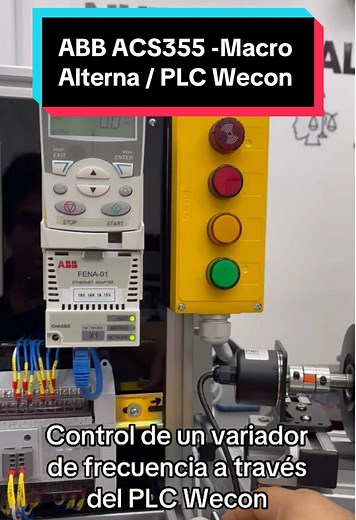 Control de Variador de Frecuencia ACS355 de ABB