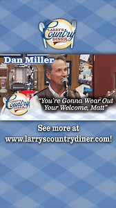 26K views · 460 reactions | This is definitely a clever song that you're sure to love! The play on words along with the story is genius! If you love the old Western, Gunsmoke, you will definitely understand. Check out this video of Dan Miller performing "You're Wearing Out Your Welcome, Matt." To see more Larry's Country Diner, go to tinyurl.com/LCDYouTube. Be sure to SUBSCRIBE! | Larry's Country Diner | Facebook