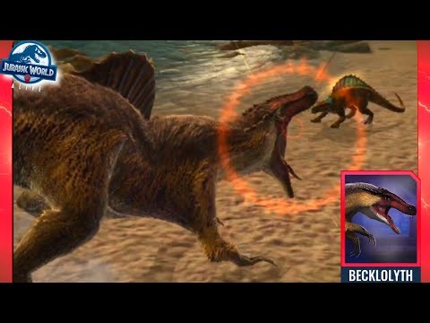 Level 30 BECKLOLYTH in Action! First Look PVP | Jurassic World Alive
