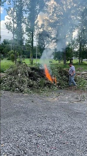 How to Burn Brush Piles FAST and EASY