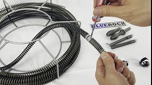BLUEROCK 1-1/4" Sectional Drain Cleaning 60' Snake Fits RIDGID K-1500 C11 Cable SDS200