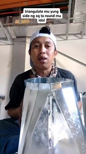 ganito lng ako kumuha ng siding ng square to round #fabricator #tutorial #Ductworks #hvac #fypシ゚viralシfypシ゚viralシalシ | Alberto Luis
