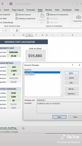 Master Excel Scenario Manager for Effective Data Analysis
