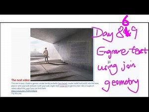 Revit Exercise (Day 869) - Engrave Text Using Model Text and Join Geometry