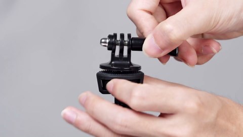 ULANZI M12 Selfie Stick for Action Camera, Portable Phone Tripod Stand with Phone Mount Action Camera Adapter 360° Ball Head, Mini Hand Grip Compatible with GoPro Hero series Smartphone DJI OSMO GoPro