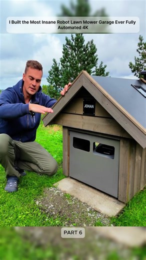 I Built the Most Insane Robot Lawn Mower Garage Ever Fully Automated 4K