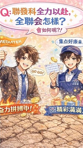 梗圖Q&A 聯發科全力以赴,全聯會怎樣?