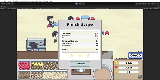 ===========Project Phở An dev log #9=========== Design: [Cutscene] Create intro cutscenes [Sub Playground] Create new design of switch view panel [Sub Playground] Add money score in town view New Features: [Main Playground] Implement asset to main playground scene [Main Playground] Calculate z-index base on y-index [Main Playground] Implement button asset to panels [Main Playground] Calculate money score at the end of stage. [Main Playground] Display expenditures in the beginning if there is no 