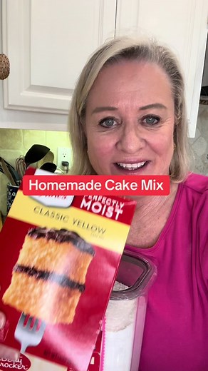 Homemade Cake Mix Recipe from Craftologist Cass