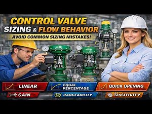 Control Valve Flow Characteristics & Sizing | Cv, Capacity, Selection & Real Process Behavior