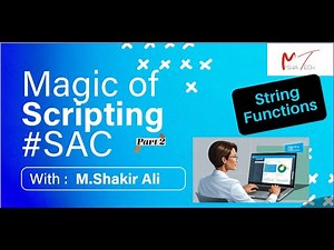 SAP Analytics Cloud : Scripting - String Functions sac 2025
