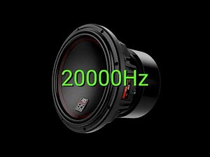 Tone frequency 20000Hz. Test your hearing! speakers/headphones/subwoofer