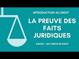 Proof of legal facts