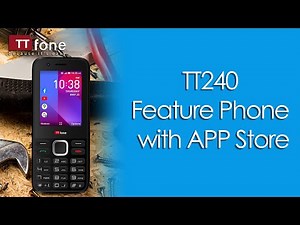TTfone TT240 Simple Easy to use Mobile Phone - 3G KaiOS