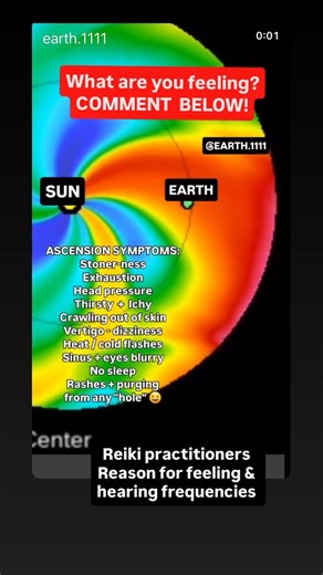 Jenny Murphy Reiki Master Teacher on Instagram: "Heads-up how severe solar storm s4 in over 20 years 😴 this activity affects us 😴 This can cause a natural event for chakras to open wider for Humanity - natures way for evolution -Also these are ascension symptoms Your energy levels are rising can cause heightened intuition, DNA activations, spiritual upgrades can release slow, vibrational, mental emotional energy that will cause side effects fatigue, exhaustion, headache, headaches Grounding is