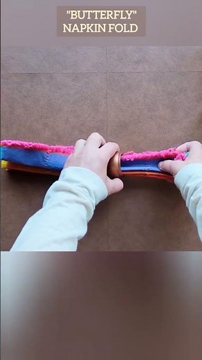 Butterfly Napkin Folding Idea/ How to Fold Napkin Tutorial/ Easy Napkin/ Table Decor #decoration