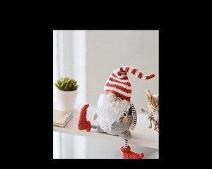 Christmas Gnome Crochet Pattern, 11 Inch Scandinavian Gnome - Etsy
