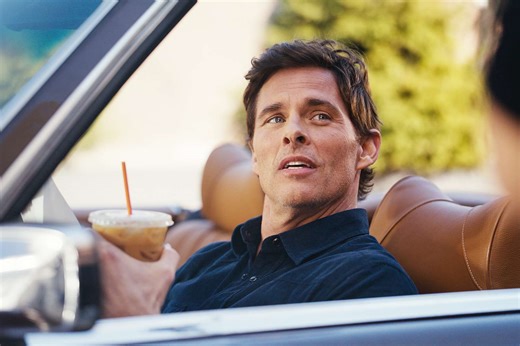 James Marsden Is Proving He's Not Just a 'Snack,' He's a 'Whole Meal' In Heartthrob-Heavy Dunkin' Campaign (Exclusive)