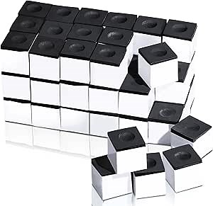 Junkin Pool Chalk Cubes Billiard Cue Pool Stick Chalk Table Accessories for Clubs Bars Home