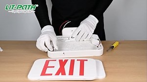Watch LIT-PaTH LED Exit Sign on Amazon Live