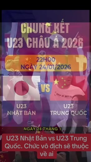 U23 Nhật Bản vs U23 Trung Quốc. Chức vô địch sẽ thuộc về ai#u23vietnam #toiyeuvietnam🇻🇳🇻🇳🇻🇳 #tyanh #u23chaua2026 #u23afccup