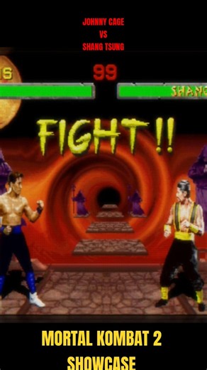 MORTAL KOMBAT 2 SHOWCASE: Johnny Cage VS Shang Tsung