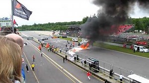 Super Trofeo Brno crash aftermath - Lamborghini Super Trofeo Video