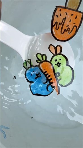 can you do it's drawing hugging rabbit step by step #shorts