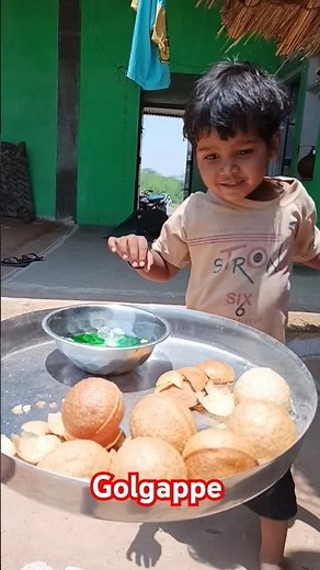 golgappe baby best short video #funny baby best video