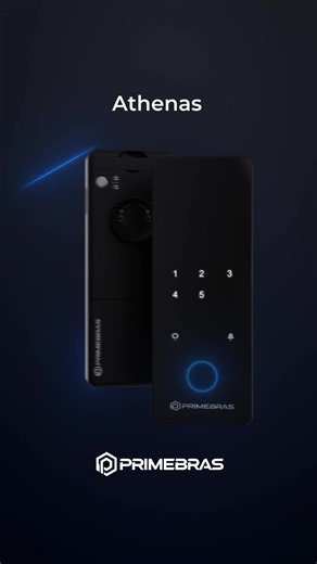 A Fechadura Digital Athenas foi desenvolvida para quem busca segurança, praticidade e modernidade no dia a dia. Compatível com portas de madeira e vidro, conta com acesso por senha, tag e biometria, garantindo versatilidade e confiança em diferentes ambientes. Seu design compacto e elegante une tecnologia inteligente e funcionalidade, trazendo mais tranquilidade para residências, escritórios e espaços comerciais. 💙 Descubra como transformar sua rotina com a Fechadura Athenas em nosso site: http